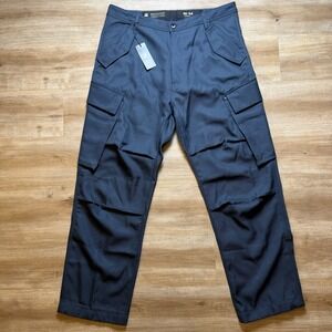 G-Star RAW Cargo Pants Men 38x34 Navy Blue R-3N Straight Leg Utility Pockets NEW